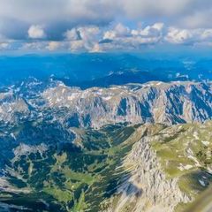 Flugwegposition um 14:33:16: Aufgenommen in der Nähe von Tragöß-Sankt Katharein, Österreich in 2877 Meter